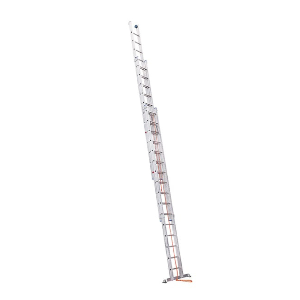 Échelle coulissante 3 plans à corde – 3x16 échelons Hailo Trio – Location Nancy (54)